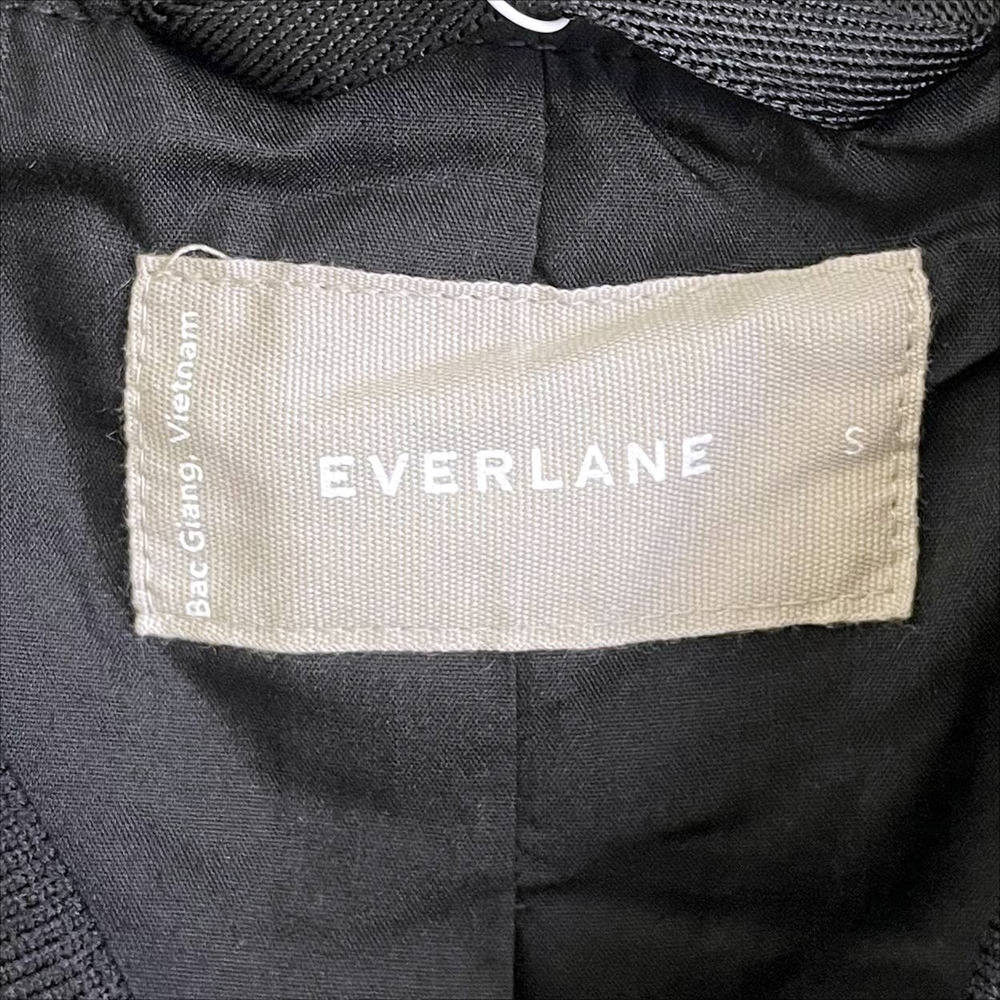 Everlane Womens Cotton Bomber Jacket Small Black NWT - Picture 8 of 10